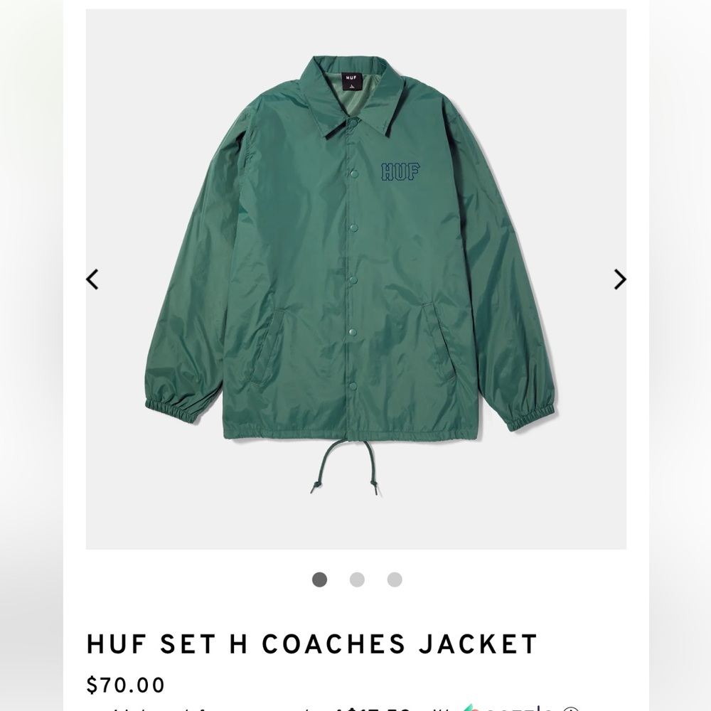 HUF coach jacket